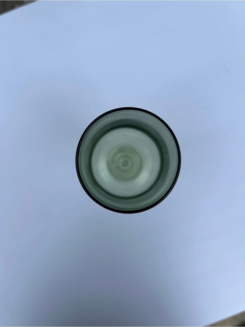 Green Champagne Flute - Elegant Home Dining Glass